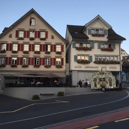 Cafe-Conditorei Hotel Huber Lichtensteig Exteriér fotografie